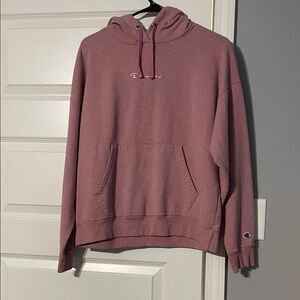 Champion Mauve Hoodie with Logo